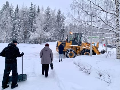 Внимание: уборка снега!