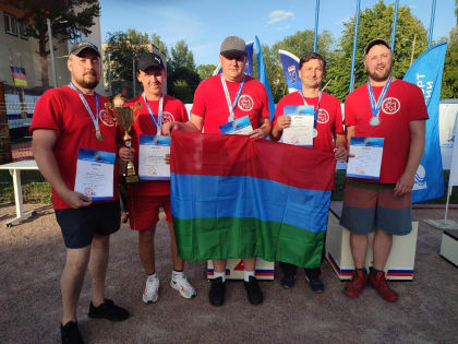 Команда Карелии стала призером чемпионата России по городошному спорту