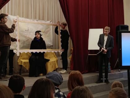 Картины великих художников «ожили» на сцене школы в Пряже
