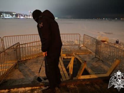 Сотрудники Управления Росгвардии по Республике Карелия обеспечили охрану общественного порядка во время празднования Крещения Господня