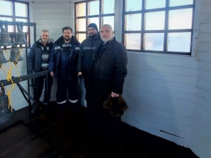 Колокола установили в Никольском храме в Сортавале