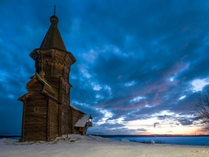 В Петрозаводске слепят из снега копию сгоревшей Успенской церкви