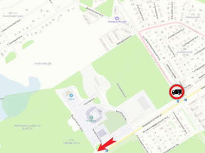 В Университетском городке ограничат движение большегрузов