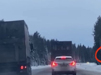 Водитель грузовика пошел в безрассудный обгон на «Коле» в Карелии