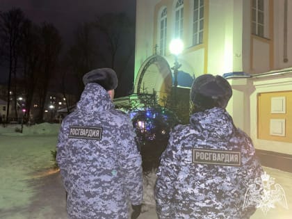 В Карелии сотрудники Росгвардии обеспечили правопорядок в рождественскую ночь