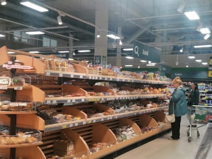 Продукты в России продолжают дорожать