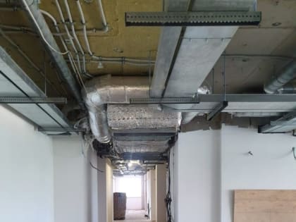 Строительные работы в Республиканской больнице им. В.А. Баранова продолжаются