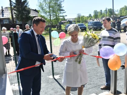 ВИДЕО: В поселке Пряжинского района Карелии торжественно открыли новый ФАП