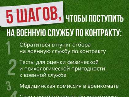 Военная служба по контракту