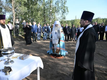 Часовню в честь воронежского чудотворца заложили в Питкярантском районе в День Карелии