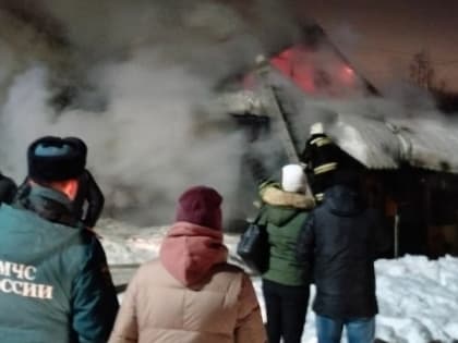 Женщина погибла на пожаре в Карелии