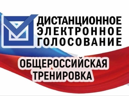 C 01 ноября проходит общероссийская тренировка дистанционного электронного голосования (ДЭГ)