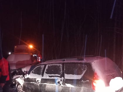 Два автомобиля столкнулись на трассе в Беломорском районе