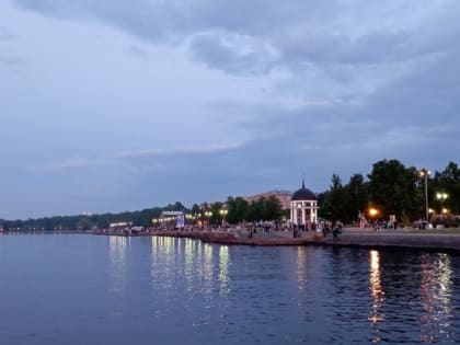 Теплая погода в последний день лета в Петрозаводске