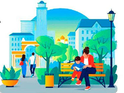 Волонтёры помогают в онлайн-голосовании по выбору  объектов для благоустройства-2024