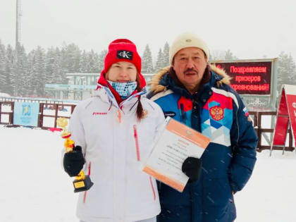 Ольга Аристова завоевала бронзу на Чемпионате России по лыжному двоеборью
