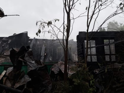 Стали известны подробности воскресного пожара в Сортавале, с которым борются целый день