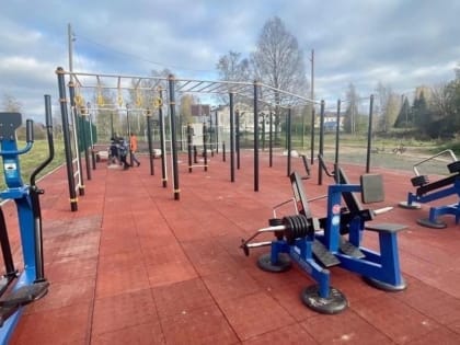 Секретарь Петрозаводского местного отделения Роман Голубев рассказал об открытии площадки ГТО  в поселке Ладва