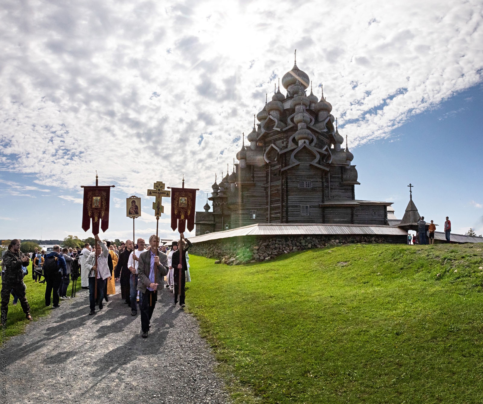 Кижи Преображенский храм 1714 г