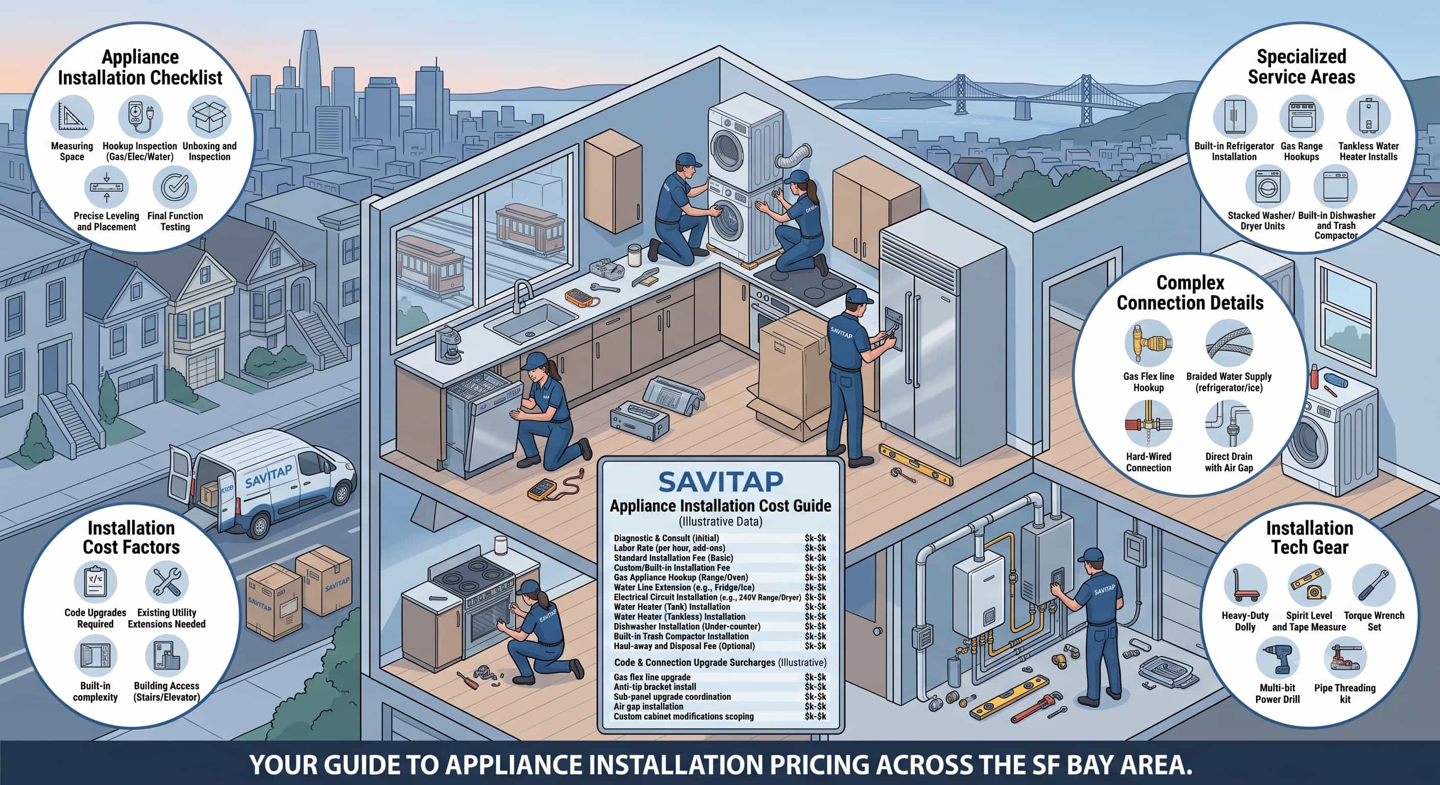 Appliance Installation guide for San Francisco Bay Area homeowners