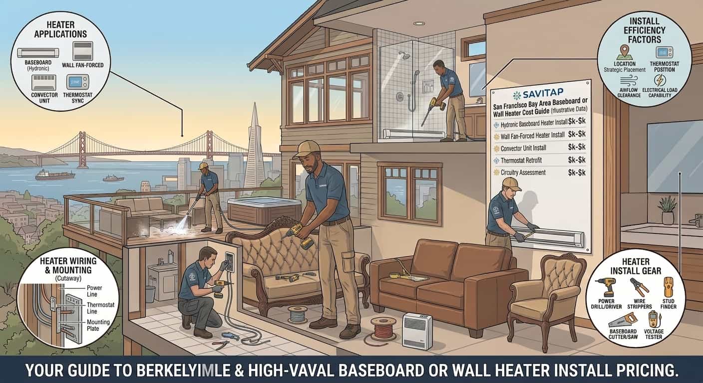 Baseboard or Wall Heater Install guide for San Francisco Bay Area homeowners