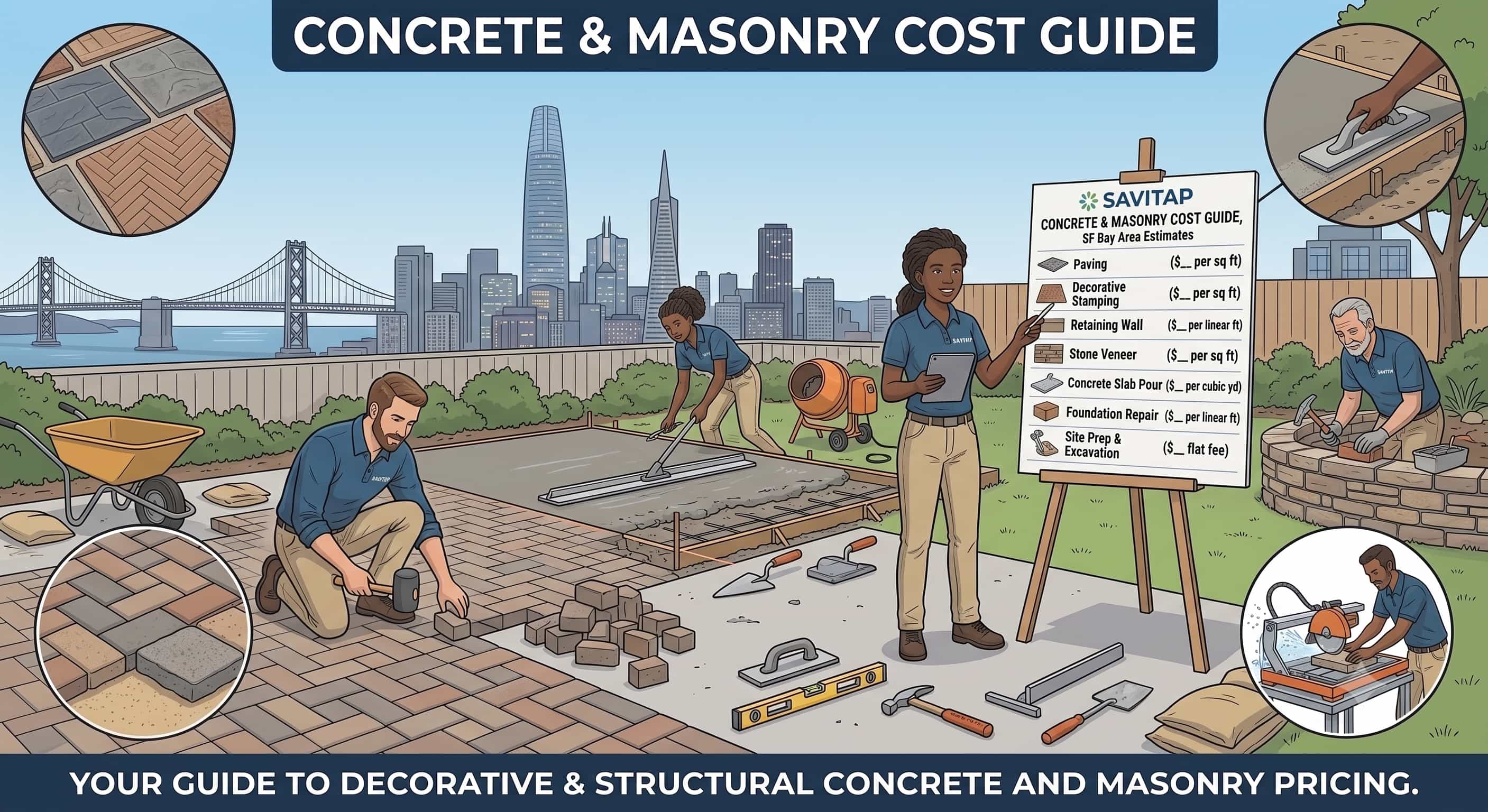 Concrete & Masonry guide for San Francisco Bay Area homeowners
