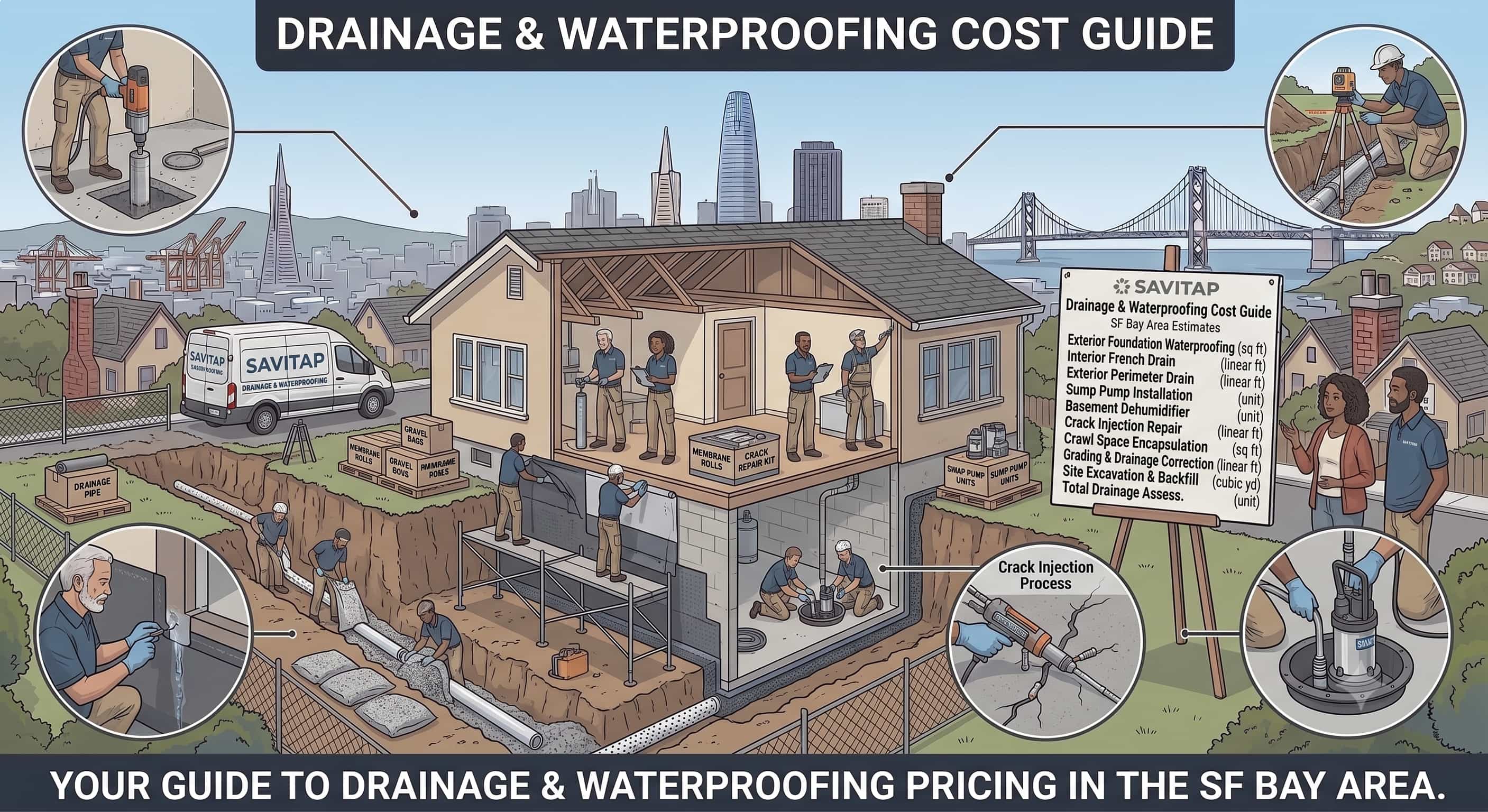 Drainage & Waterproofing guide for San Francisco Bay Area homeowners