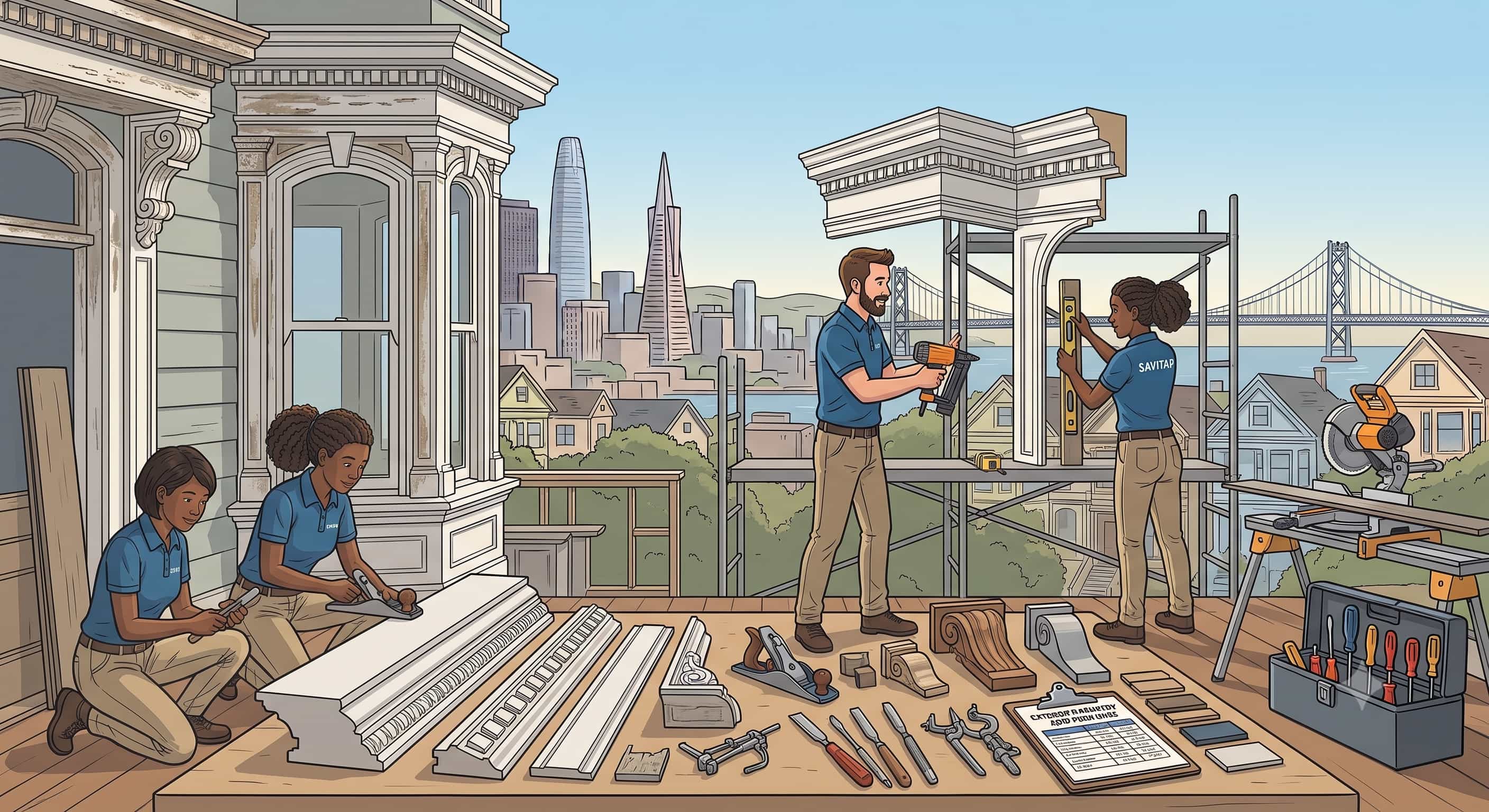 Exterior Finish Carpentry guide for San Francisco Bay Area homeowners