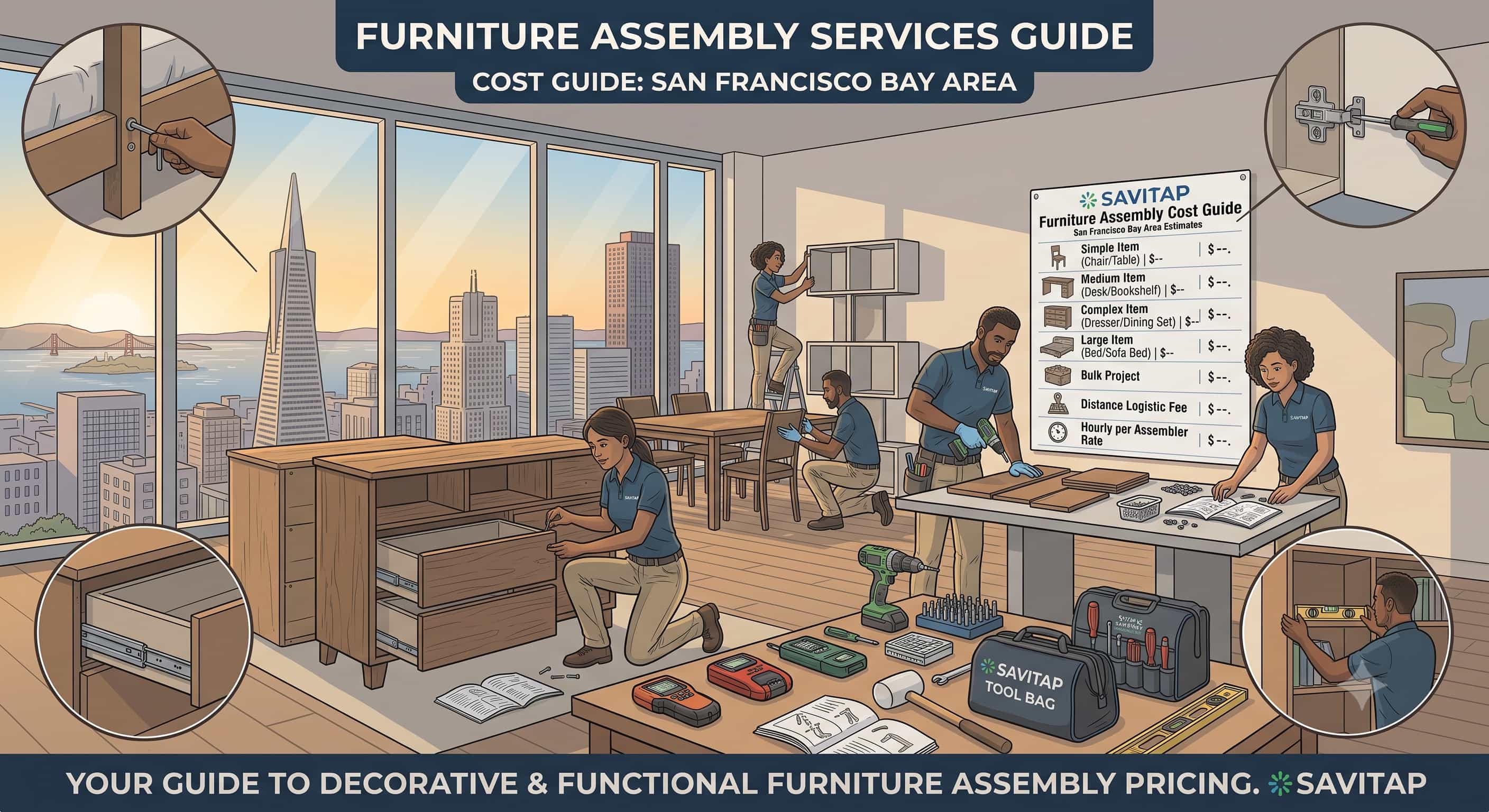 Furniture Assembly guide for San Francisco Bay Area homeowners