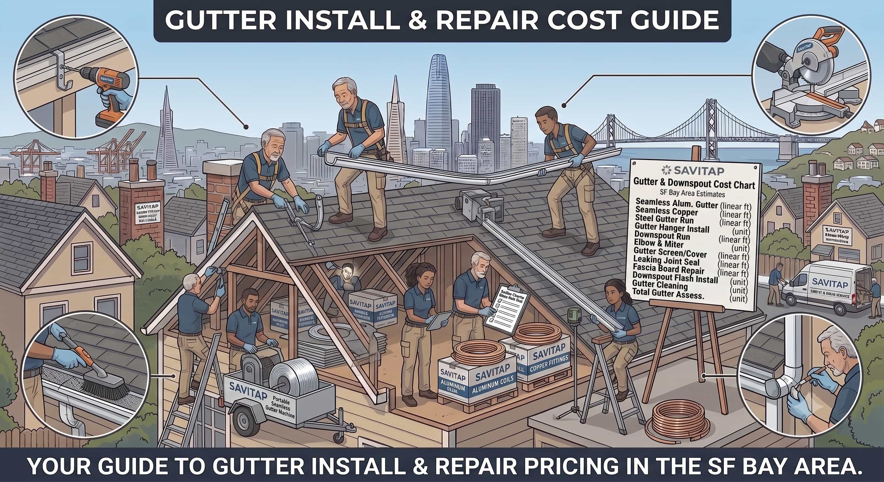 Gutter Install/Repair guide for San Francisco Bay Area homeowners
