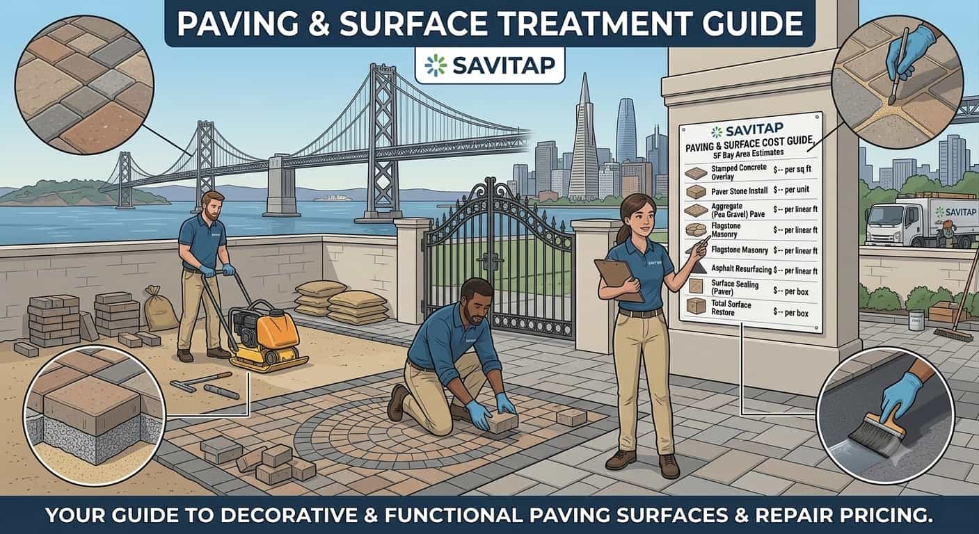 Paving & Surface Treatment guide for San Francisco Bay Area homeowners