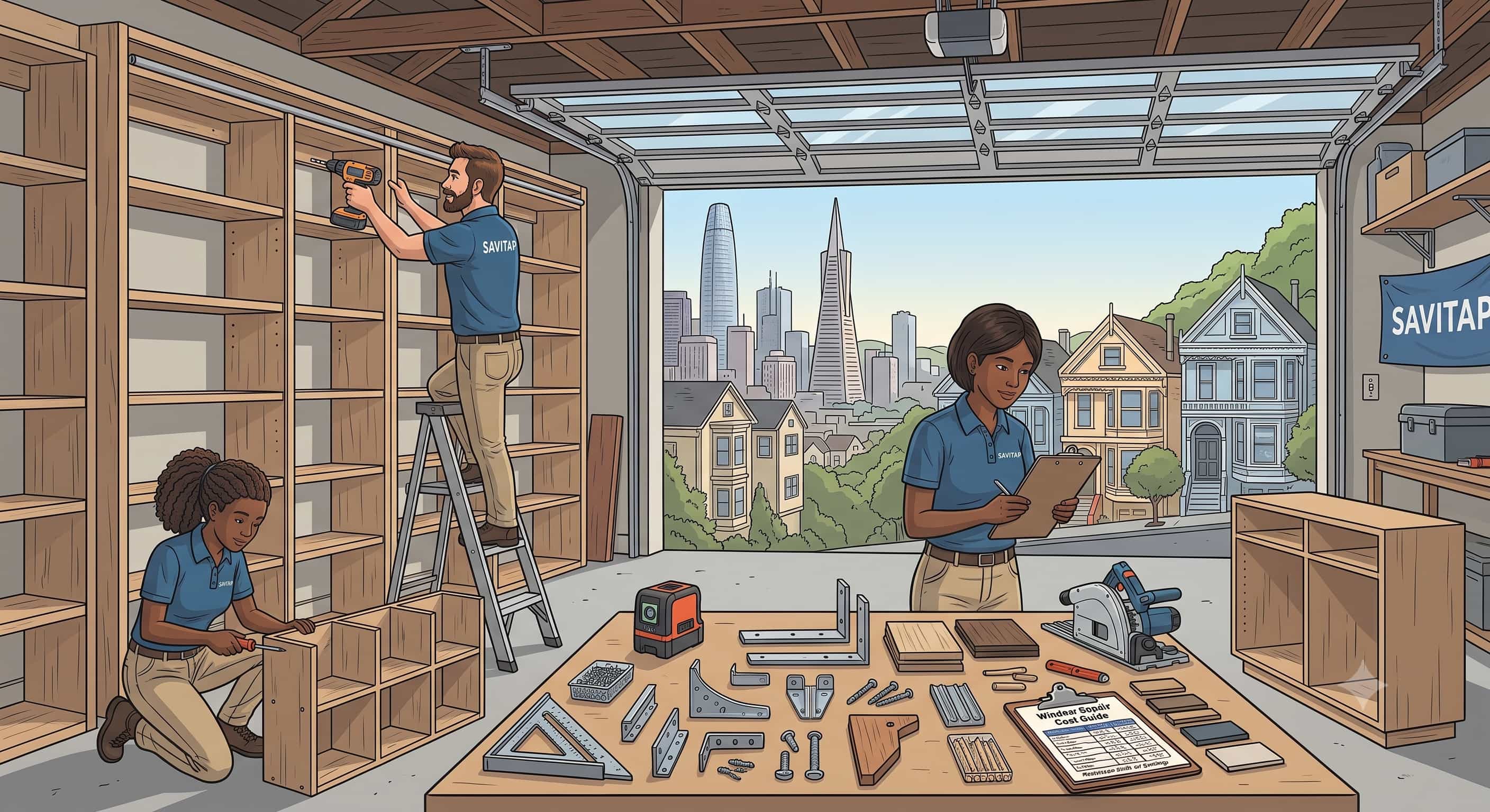 Shelving & Storage Install guide for San Francisco Bay Area homeowners