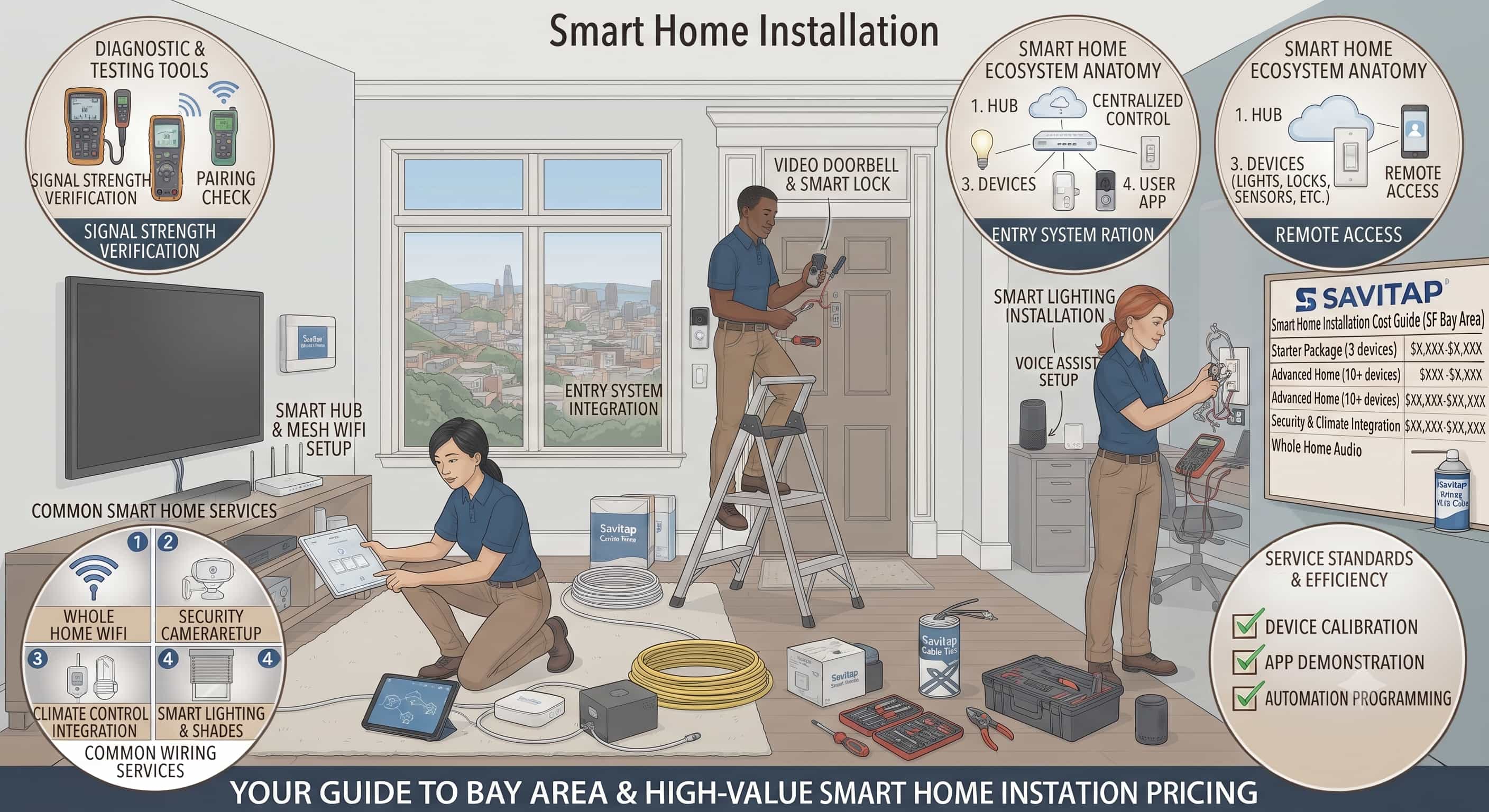 Smart Home Installation guide for San Francisco Bay Area homeowners