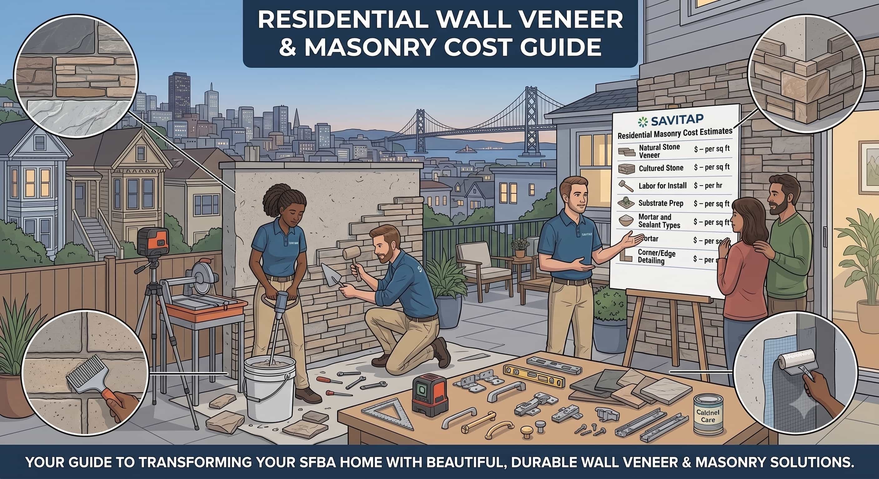 Wall & Veneer Masonry guide for San Francisco Bay Area homeowners