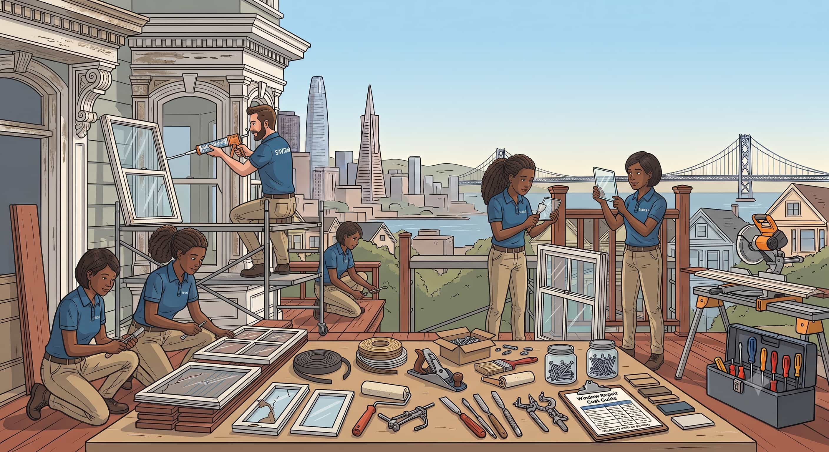 Window Repair guide for San Francisco Bay Area homeowners