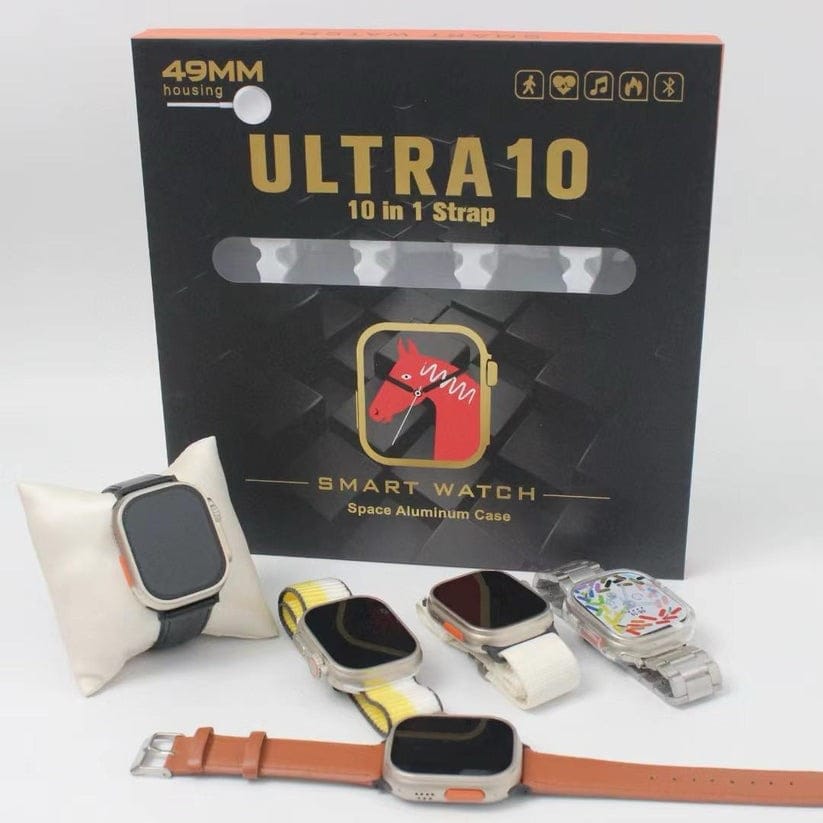 ULTRA-10 Smart Watch (10 straps in 1)