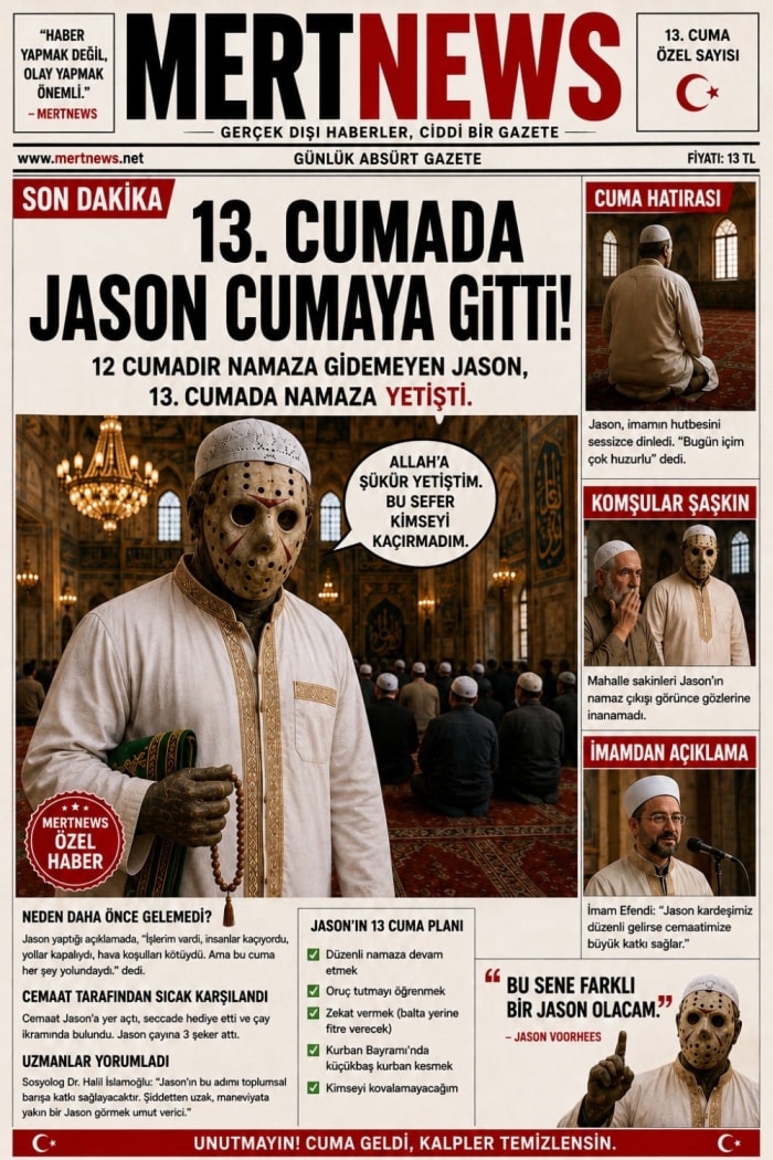 12 Cumadır Namaza Gidemeyen Jason, 13. Cumada Camiye Yetişti