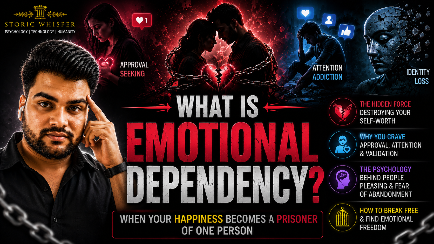 What Is Emotional Dependency? When Your Happiness Depends on One Person