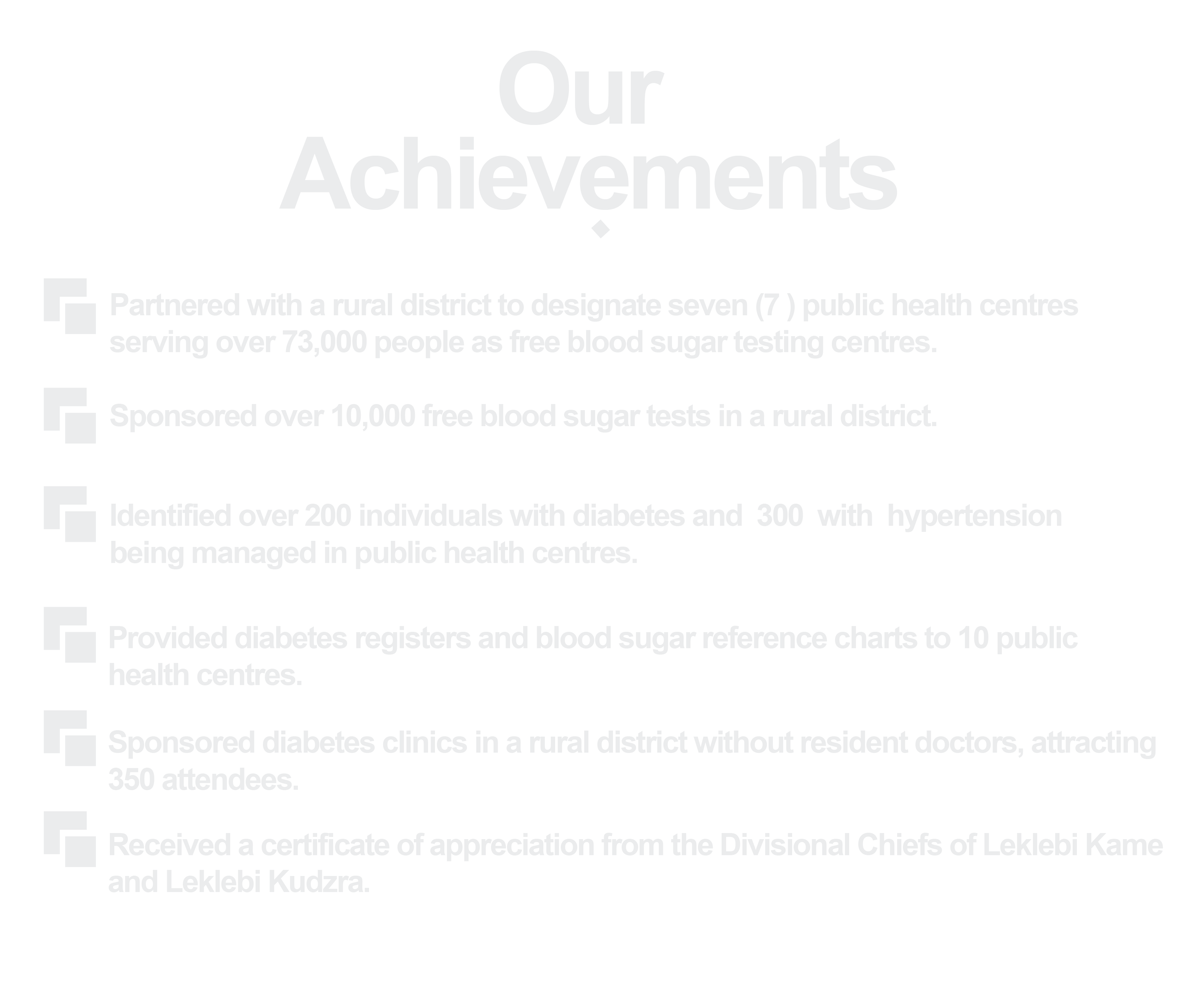 Viola Foundation Ahievements