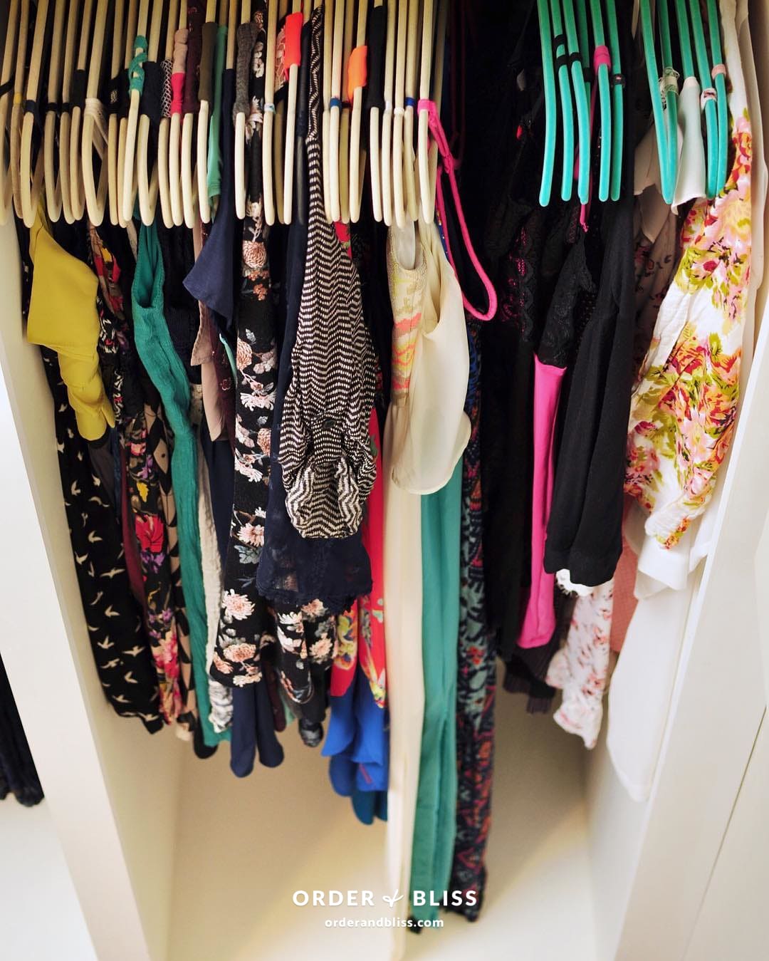 Day 8: Close Up #closet #organized #closetorganization #dres...