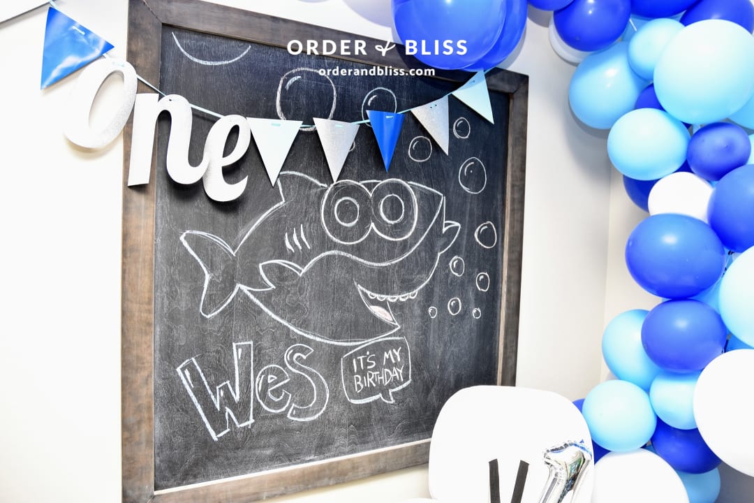 Wes' Baby Shark Birthday Bash / Home Organization: Order & Bliss ✨