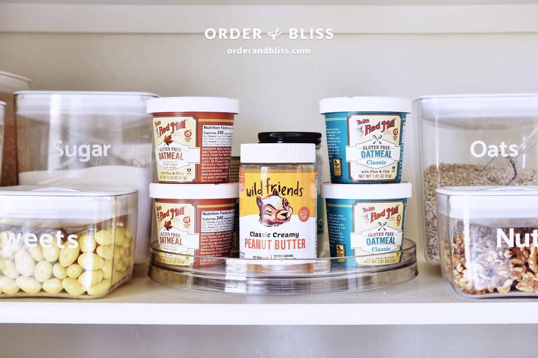 Smaller Pantry Organization + Order & Bliss