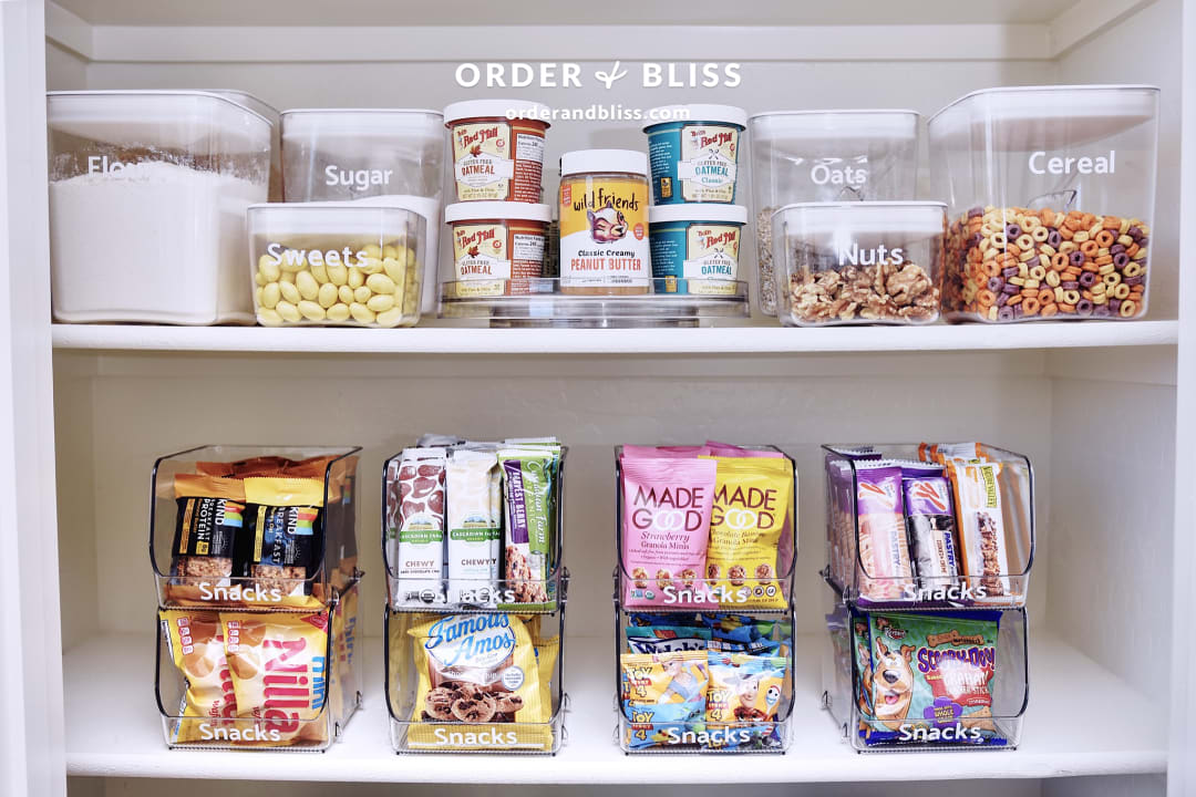 How Do You Organize Snacks in a Pantry?