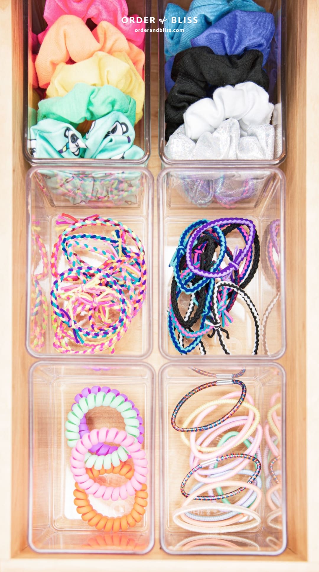 How to Organize Hair Accessories {Never Lose Hair Elastics Again