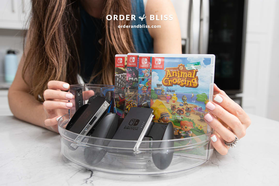 Clear Turntable Lazy Susan Storing Animal Crossing New Horizons