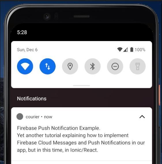 Firebase Cloud Messages for Push Notifications.