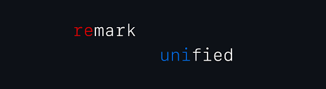 Remark + Unified(Rehype) are the core of the React-Mardown library.