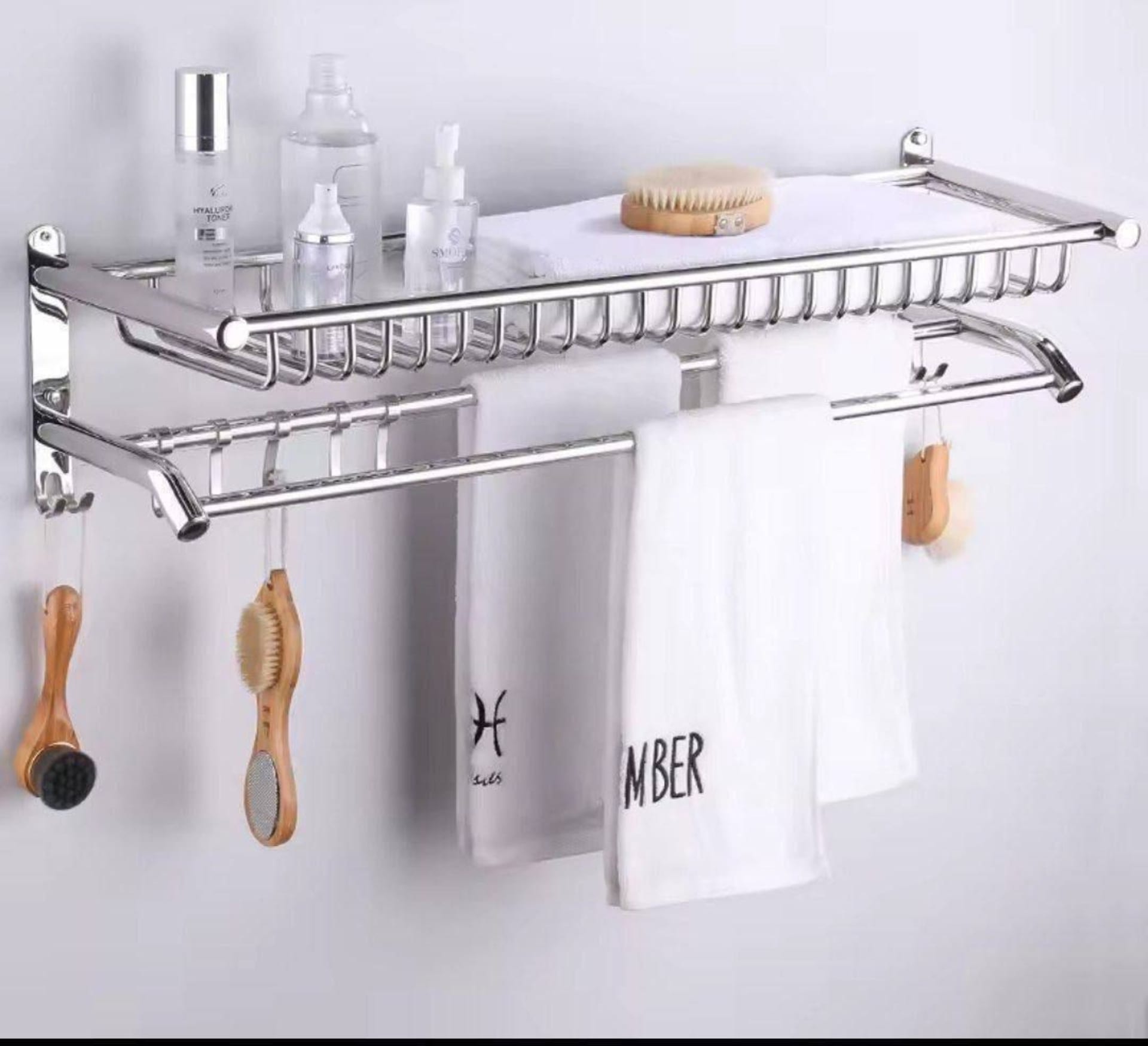 Porte-serviettes en inox pur et inoxydable 2