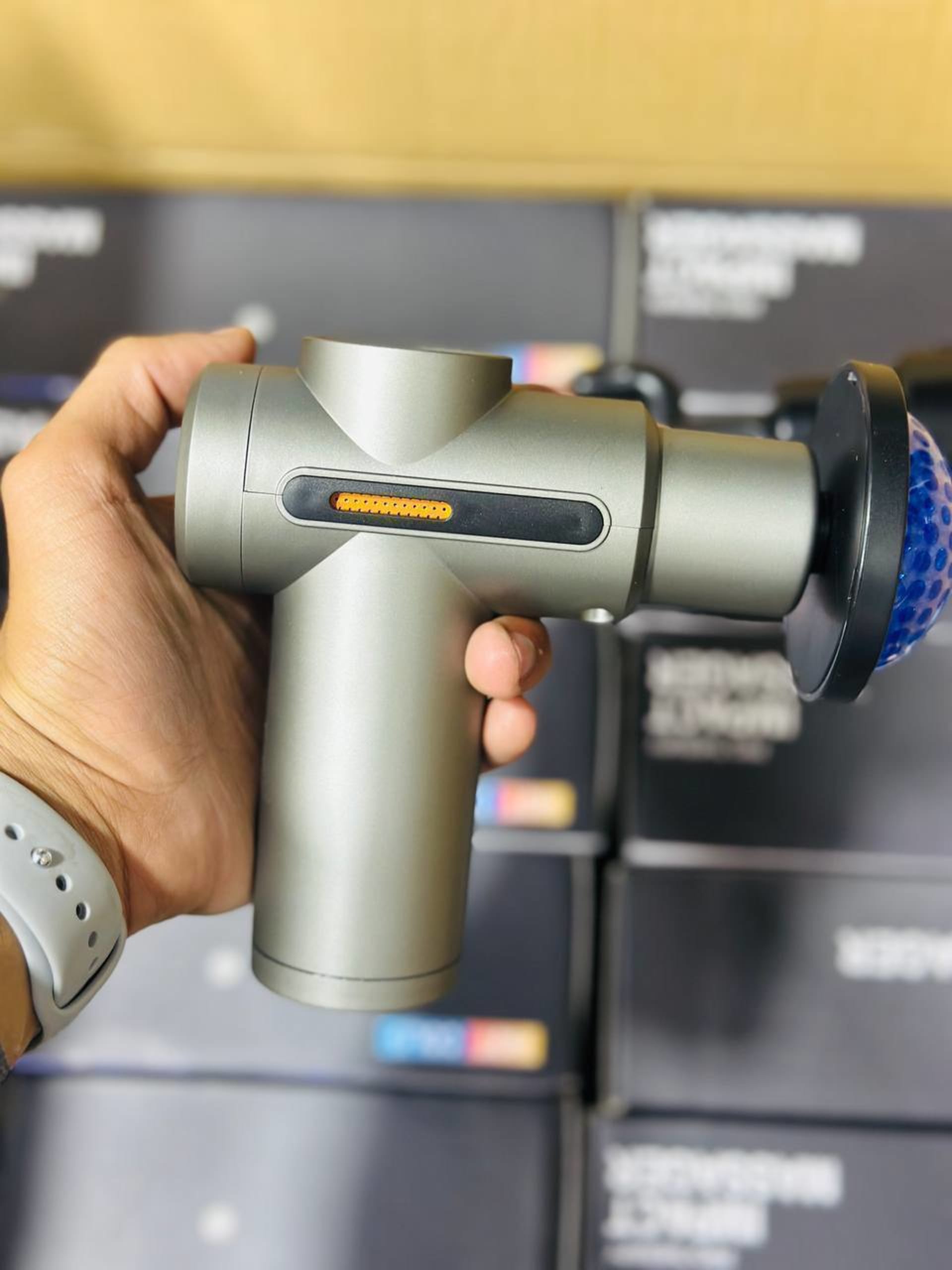 Pistolet de massage intelligent avec écran LCD, technologie moderne 9