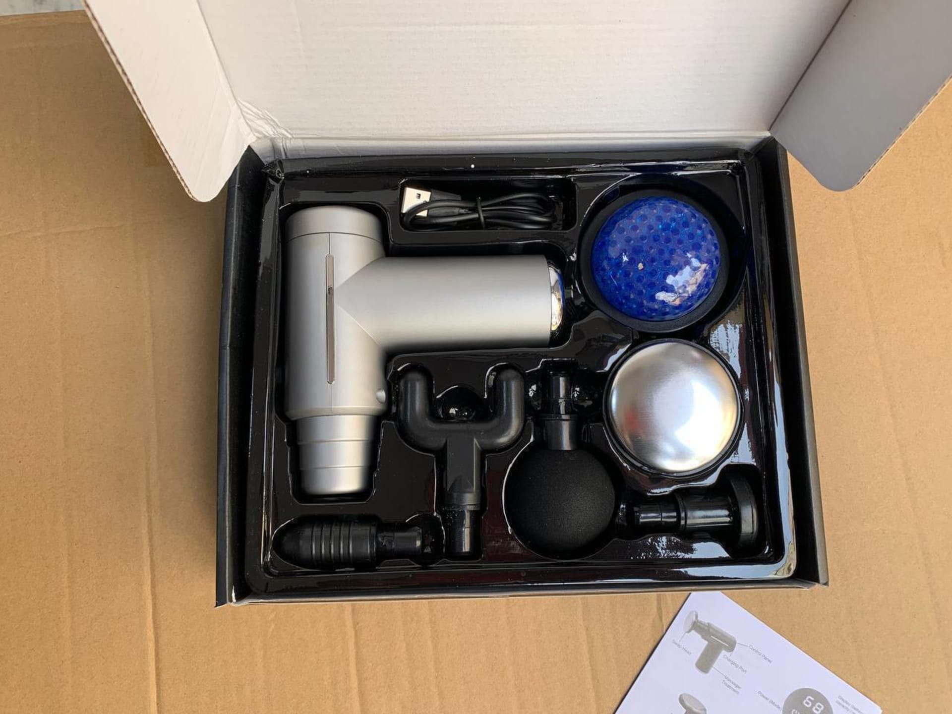 Pistolet de massage intelligent avec écran LCD, technologie moderne 3